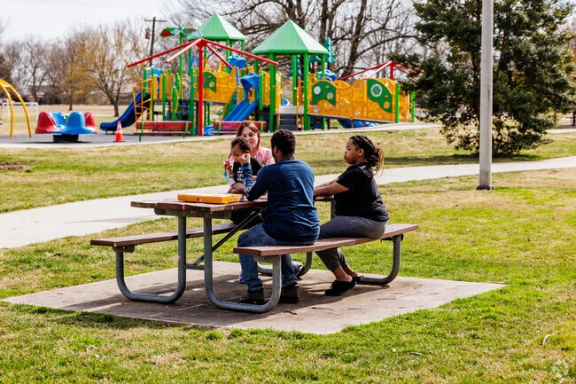 Heart of the Westside residents enjoy a picnic at Nichols Park.