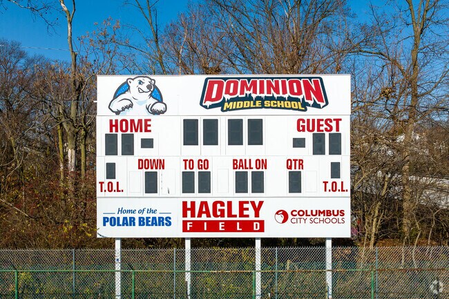 Dominion Middle School is located in Old North Columbus, Columbus. Ohio.
