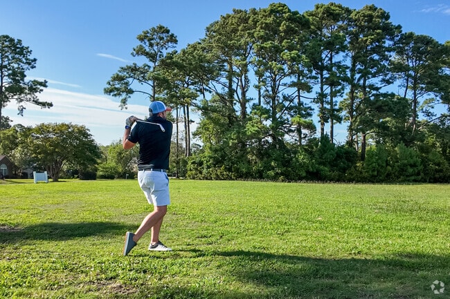 Golf lovers can head to Brandywine Bay Golf Club to get in some practice at the range.