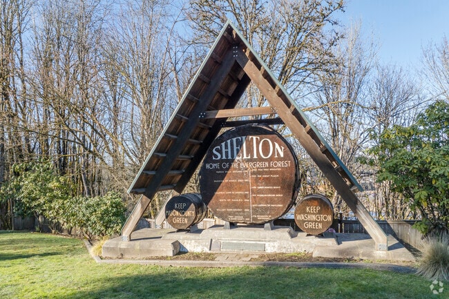 Shelton Washington is home to the evergreen and is heavily wooded.