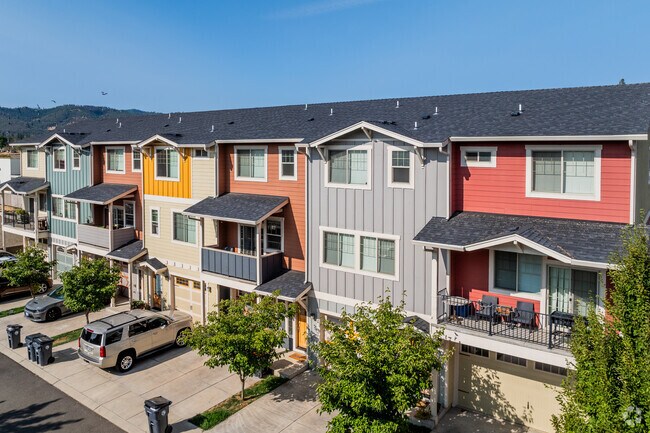 Washington has a large supply of freshly built townhomes.