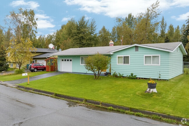 Well kept single story homes are common in Campbell Park.
