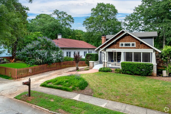 Winnona Park Historic District is sprinkled with Craftsman bungalows.
