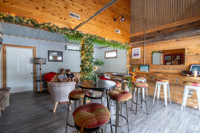 Local students gather at The Farmstand in Shavertown for a nice coffee date.
