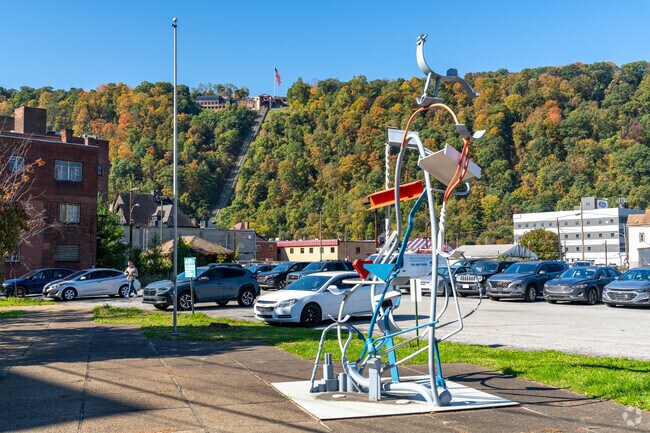 Remnants of a once booming steel industry can be seen throughout Johnstown, PA.