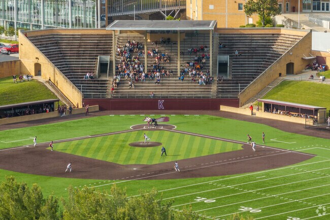 Residents of Highland Park often attend sporting events at Dobyns-Bennett High School, which has fantastic facilities.