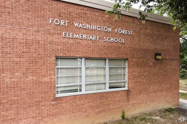 The Fort Washington Forest Elementary School serves grades PreK-5 in Fort Washington, Maryland.