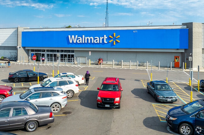 Ettrick residents have an assortment of stores like Walmart at the Southpark Mall.