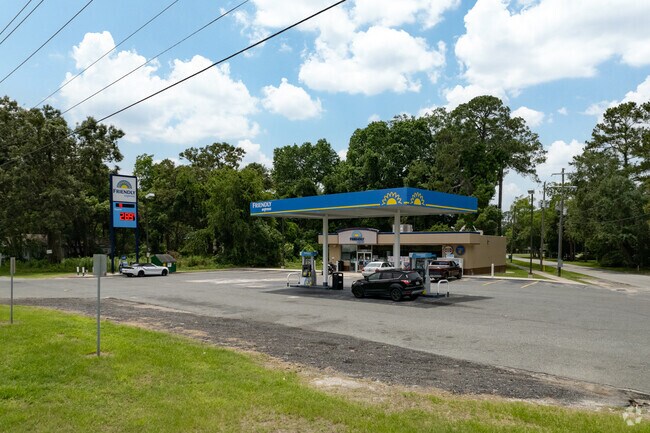 The Friendly Express is the only business located on island.