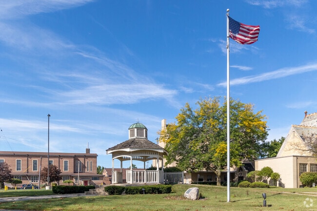Borchard Park is full of Americana just steps from Adams Boulevard.