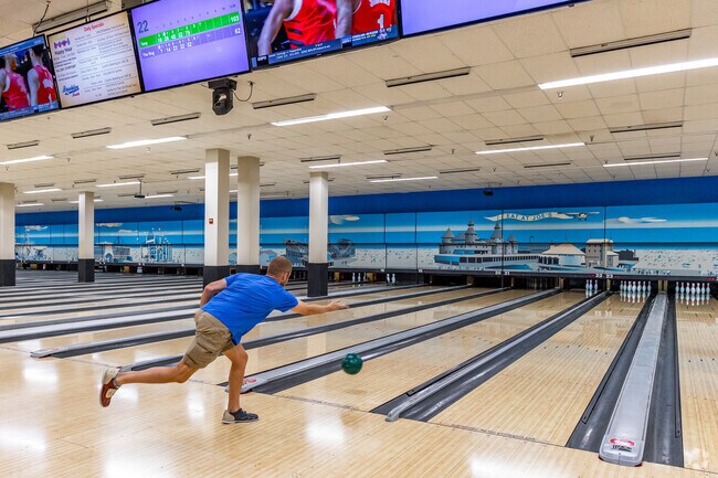 Residents love to bowl a game at the Boardwalk Bowl Entertainment Center in Union Park.