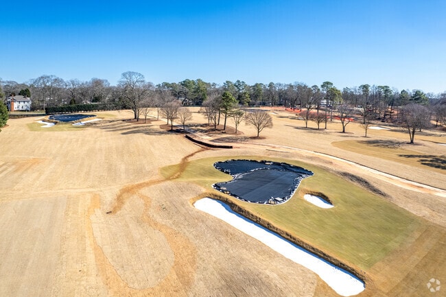 Candler-McAfee's East Lake Golf Club has 18 holes of excellent golfing.