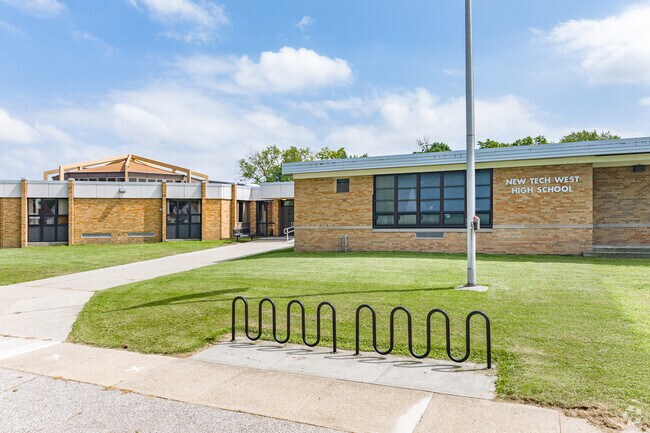 New Tech West High School enrolls students from Cudell and nearby Cleveland neighborhoods.