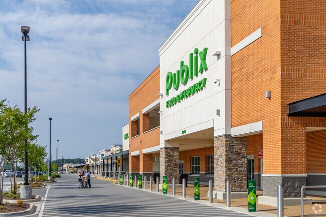 Publix is one of a few options for food and pharmacy in Huntsville.