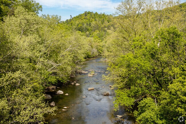 The Little River snakes its way through Walland.