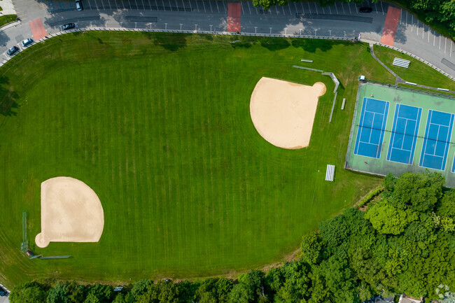 Port Jefferson Middle School has several beautiful athletic fields.