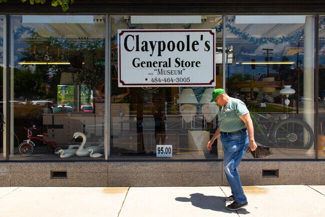 Claypoole's General Store offers vintage collectibles and antiques.