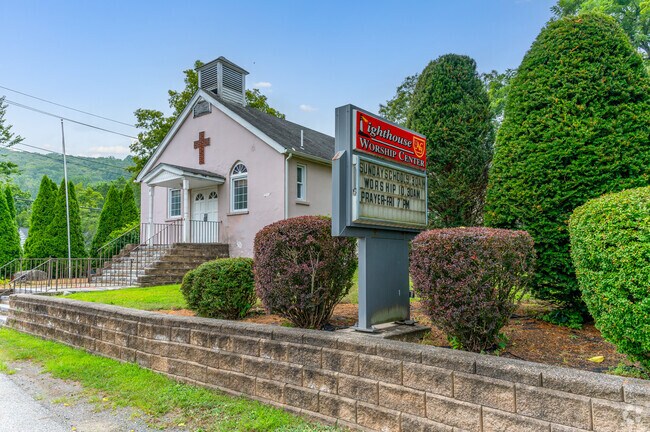 Lighthouse Worship Center in Hillburn hosts Sunday school and weekly prayer gatherings.