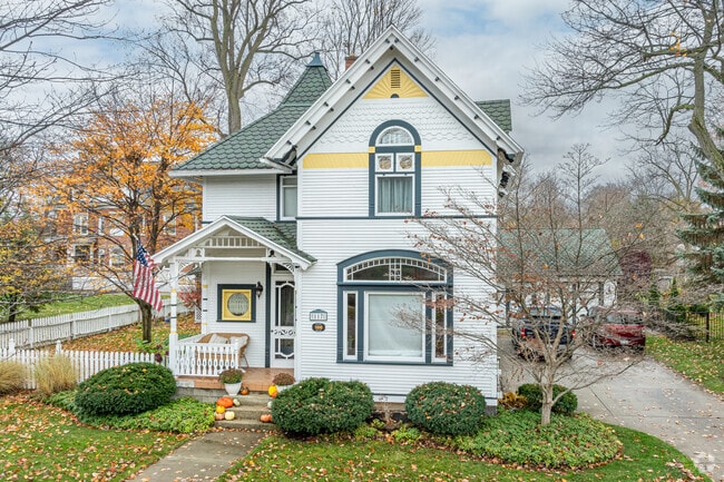 Beautiful Victorian-style homes are among the many different house styles in Zeeland.