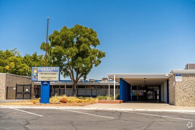 Fairbanks Elementary School is in the Strawberry Manor neighborhood.