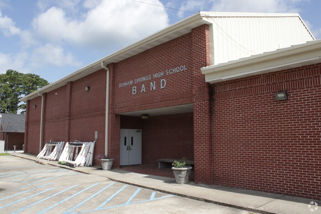 Band entrance at Denham Springs High School in 
Denham Springs, Denham Springs LA