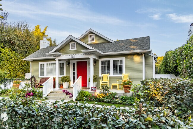 West Hollywood offers Craftsman homes with lush gardens and detailed landscaping.