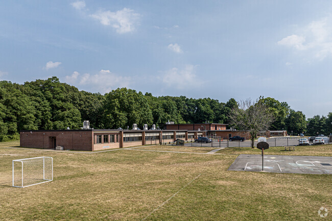 Walt Whitman Elementary School in Woodbury has a basketball court and other fields on campus.