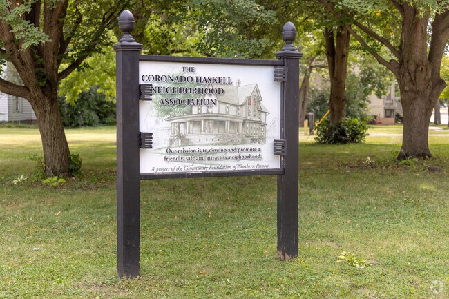 Coronado Haskell's location is near Rockford’s cultural center.