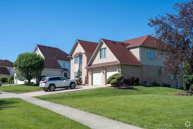 Beautiful homes with manicured lawns can be found in Village West.