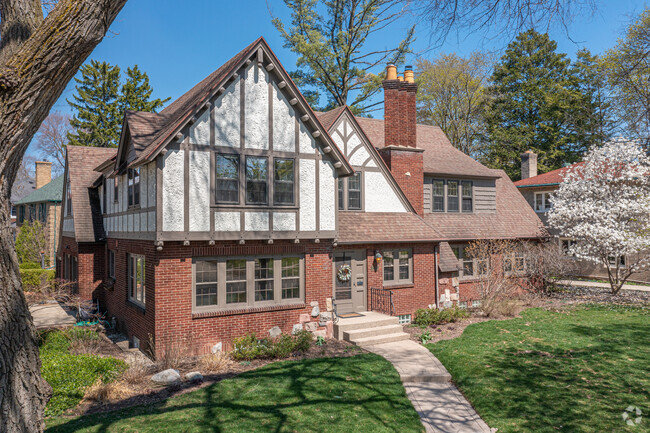 Beautiful Tudor-Style homes are typical in the Ottawa Hills neighborhood.