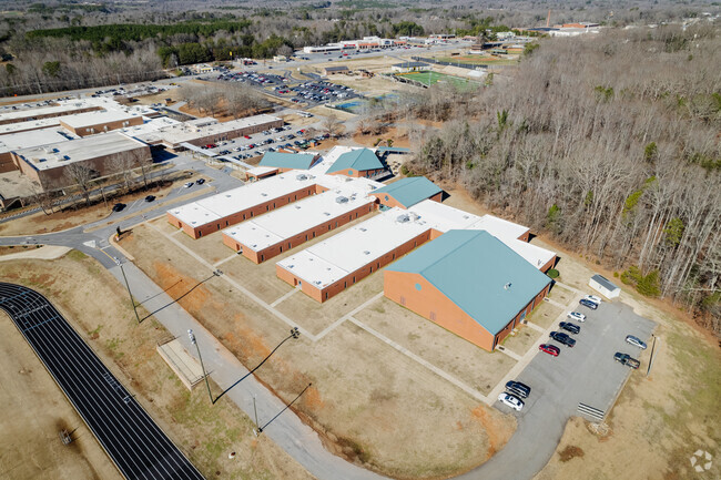 Aerial overview of Chesnee Middle School