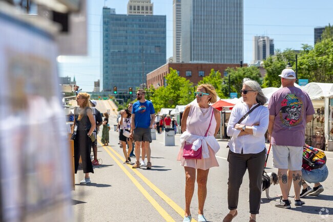 Downtown Tulsa is just a short trip from the Garden District.