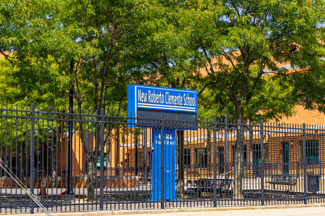 Roberto Clemente School opens its doors to students in K-5 grades.