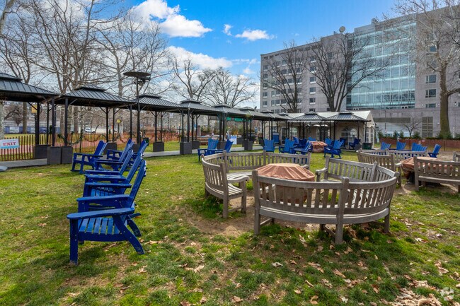 Beer garden at Franklin Square is the perfect place to grab a beer and enjoy a sunny day.