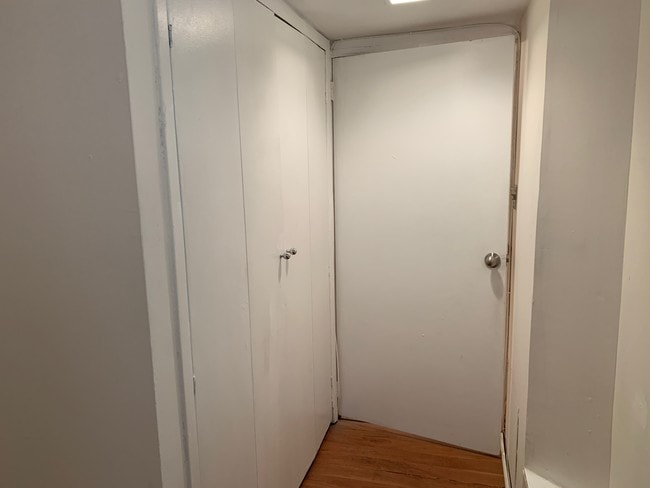 Entry to the Bedroom and 1 of 4 Closets