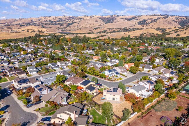 Silverland features charming homes nestled in a welcoming suburban community.