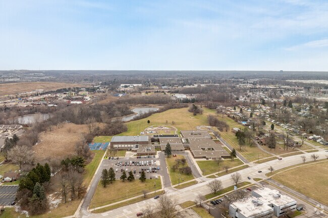 Owen Elementary School aerial view.