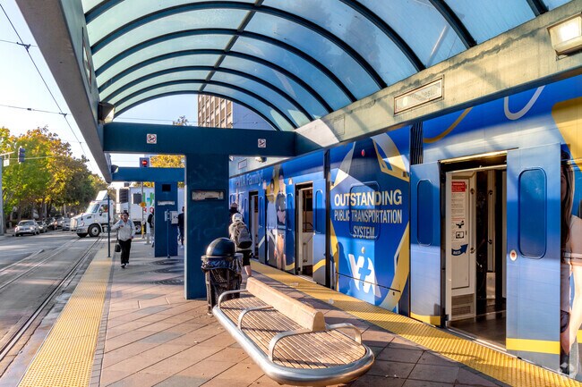 Hyde Park residents can use Civic Center Station to commute around Silicon Valley.