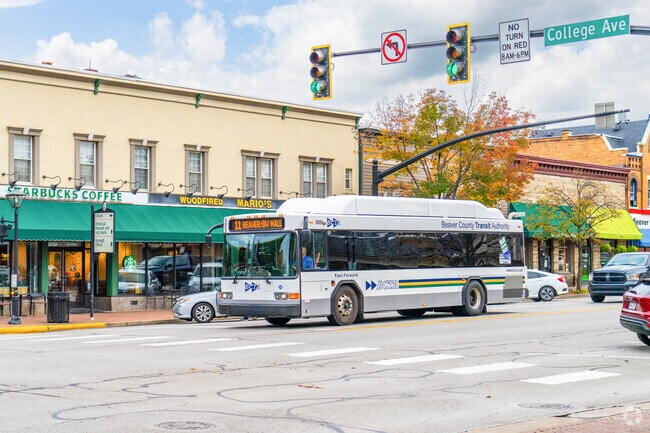 Beaver residents enjoy convenient bus service throughout the community.