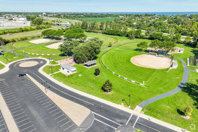 Andrew Fabens Memorial Park is a go-to spot for sports, offering baseball fields, tennis courts, and batting cages.