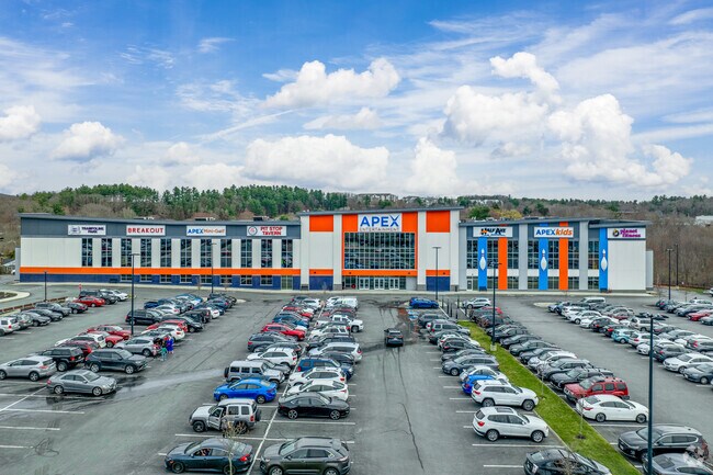 Apex Entertainment is a family entertainment center in Marlborough with go-karts, bowling, etc.