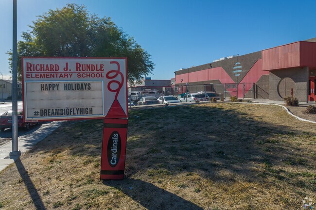 The student population of Rundle Richard Elementary School is 630.
