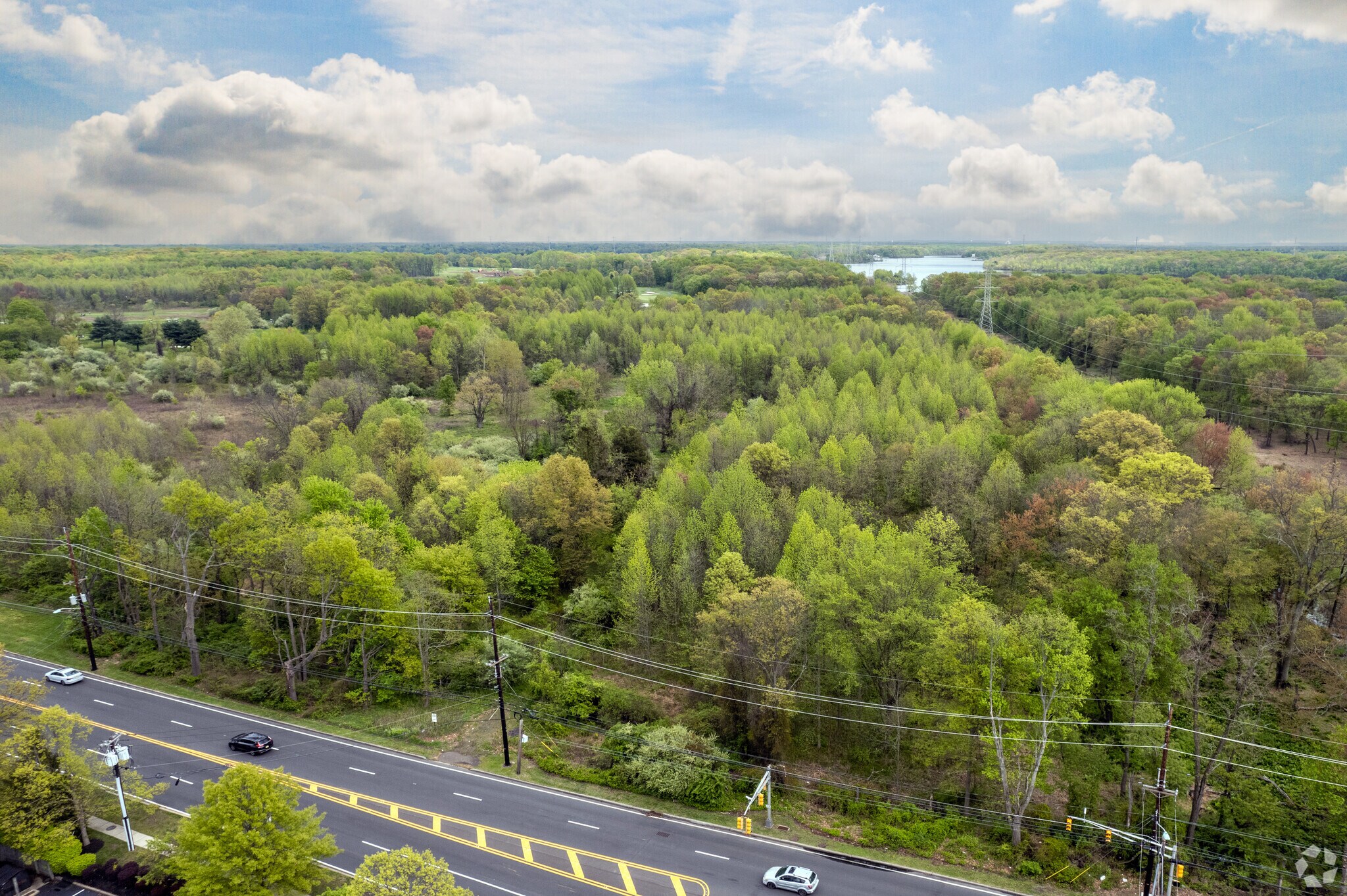 Aerial view of Van Nest State Wildlife Management Area is in the University Heights neighborhood.
