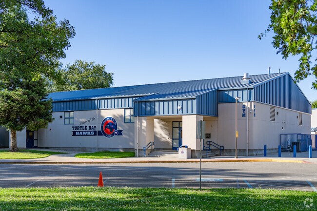 Turtle Bay School is home of the Hawks.