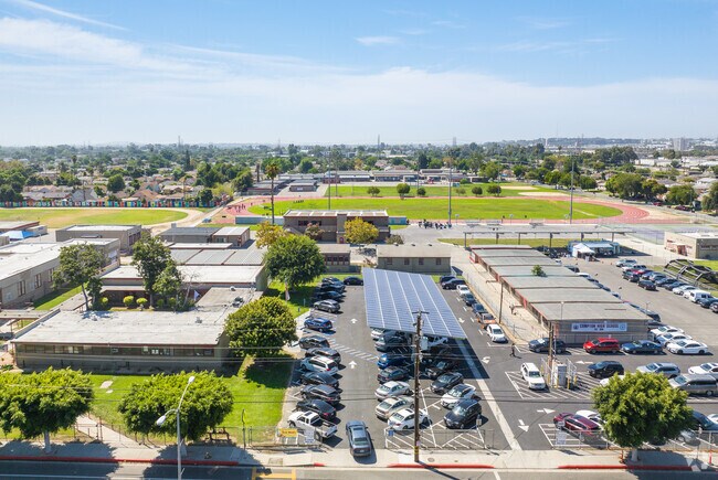 Teenagers in Rancho Dominguez can enroll at Compton High School which scores an overall Niche grade of C plus.