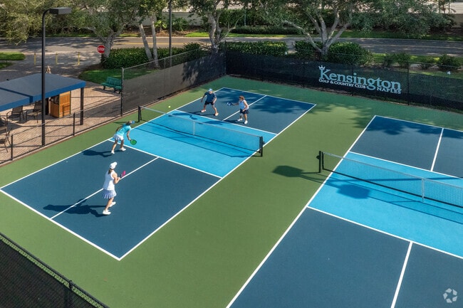 Kensington Golf and Country Club has 4 pickleball courts for members to play on.