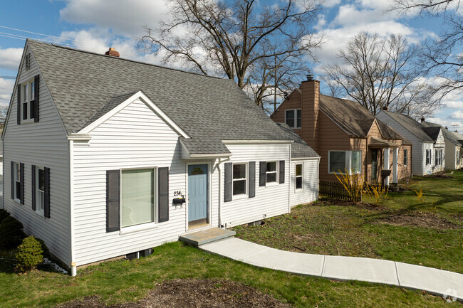Cape Cod - style homes in the Valley View neighborhood.