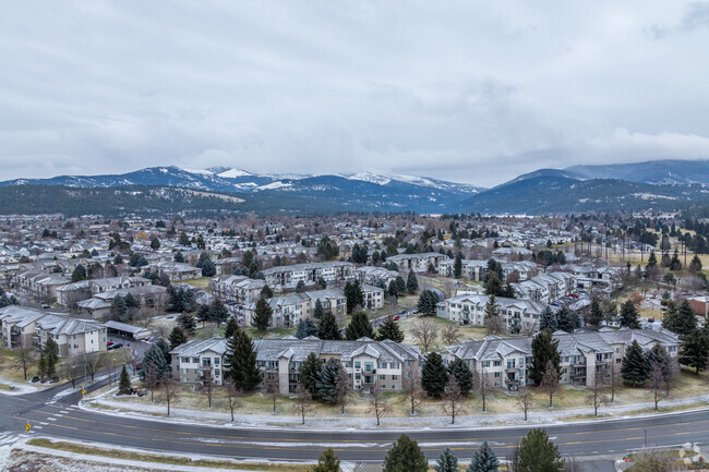 Apartments and Condos in the area, feature beautiful views over the surrounding mountains.