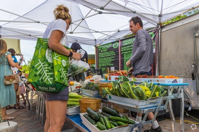Fresh fruits and vegetables can be found at the Inspirada Farmer's Market twice a month.