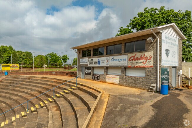 There is even a concessions and stadium seating at Granite Falls Middle School athletic fields.